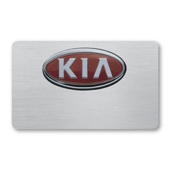 Magnet Write-On P-Touch Metal Name Badge - 3 3/8" x 1 7/8"