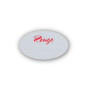P-Touch MEGABADGE&trade; sans nom 2 1/8" x 1.25" - ÉPINGLE